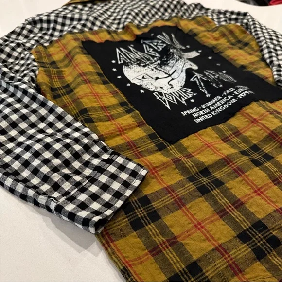 Promesa Reworked Style Graphic Flannel Size Small - Picture 5 of 5